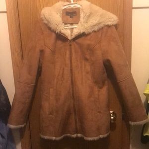 Warm winter fashion coat